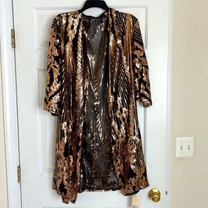 Duster- Gold and Black